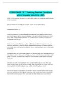 COREPOWER C1 TT Training Practice Questions with Complete Solutions 100&percnt;