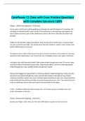 CorePower C1 Class with Cues Practice Questions with Complete Solutions 100&percnt;