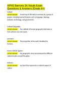 APHG Barrons 3A Vocab Exam Questions & Answers &lpar;Grade A&plus;&rpar;&period;docx