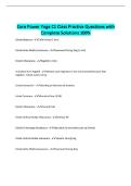 Core Power Yoga C1 Class Practice Questions with Complete Solutions 100&percnt;