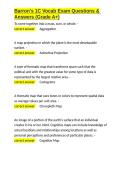 Barron-s 1C Vocab Exam Questions & Answers &lpar;Grade A&plus;&rpar;&period;docx