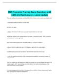 CNA Prometric Practice Exam Questions with 100&percnt; Verified Answers&period; Latest Update