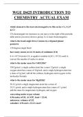 WGU D425 INTRODUCTION TO  CHEMISTRY  ACTUAL EXAM  QUESTIONS AND ANSWERS 2026