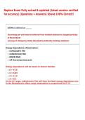  Raphex Exam Fully solved & updated &lpar;latest version verified   for accuracy&rpar; &lpar;Questions &plus; Answers&rpar; Solved 100&percnt; Correct&excl;&excl;  