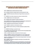 SEPTIC INSTALLER TEST FOR WASHINGTON STATE &lpar;WOSSA&rpar; QUESTIONS AND CORRECT ANSWERS 2026-2027&excl;&excl;