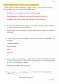 PN Pediatric Final Exam Summer 2026 Study Guide Questions and Answers&period;