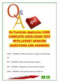 NJ Pesticide Applicator Core Exam 400&plus; Questions Safety Regulations Toxicity IPM Study Guide 2026