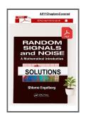 SOLUTIONS MANUAL for Random Signals and&period;&period;&period;on 1st edition by Shlomo Engelberg