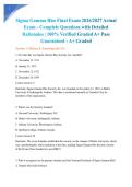  Sigma Gamma Rho Final Exam 2026&sol;2027 Actual Exam - Complete Questions with Detailed Rationales &vert; 100&percnt; Verified Graded A&plus; Pass Guaranteed - A&plus; Graded