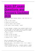 acsm cep   latest 2026 &vert; 2027 package deal Questions and Answers All Verified
