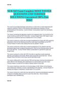 NUR 265 Exam Complete MOST TESTED  QUESTIONS AND VERIFIED  SOLUTIONS Guaranteed 100&percnt; Pass  2026&excl;&excl;