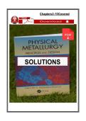 Solutions Manual for Physical Metallurgy&colon; Principles and Design &lpar;1st Edition&rpar; by Gregory N&period; Haidemenopoulos