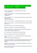 BUS 1350 EXAM 1 LAPES QUESTIONS & VALID CORRECT ANSWERS