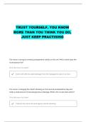 POSTOPERATIVE CARE QUESTIONS WITH CORRECT ANSWERS