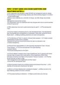 PSPO 1 STUDY GUIDE 2026 EXAM QUESTIONS AND SOLUTIONS RATED