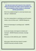 MKC SWE USCG EXAM LATEST 2026-2027 ACTUAL EXAM WITH  COMPLETE QUESTIONS AND CORRECT DETAILED ANSWERS &lpar;100&percnt;  VERIFIED ANSWERS&rpar; &vert;ALREADY GRADED A&plus;&vert; &vert;&vert;PROFESSOR  VERIFIED&vert;&vert; &vert;&vert;BRANDNEW&excl;&excl;&excl;&vert;&vert;