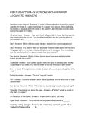 FSE-215 MIDTERM QUESTIONS WITH VERIFIED ACCURATE ANSWERS