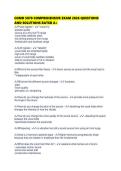 COMD 5070 COMPREHENSIVE EXAM 2026 QUESTIONS AND SOLUTIONS RATED