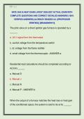 NATE GAS & HEAT EXAM LATEST 2026-2027 ACTUAL EXAM WITH  COMPLETE QUESTIONS AND CORRECT DETAILED ANSWERS &lpar;100&percnt;  VERIFIED ANSWERS&rpar; &vert;ALREADY GRADED A&plus;&vert; &vert;&vert;PROFESSOR  VERIFIED&vert;&vert; &vert;&vert;BRANDNEW&excl;&excl;&excl;&vert;&vert; 
