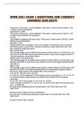 OPRE 6301 EXAM 1 QUESTIONS AND CORRECT ANSWERS 2026-2027&excl;&excl;