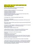 MPRE LATEST 2026 TEST PAPER QUESTIONS AND SOLUTIONS RATED