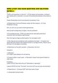 MPRE LATEST 2026 EXAM QUESTIONS AND SOLUTIONS RATED
