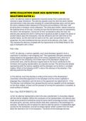 MPRE EVALUATION EXAM 2026 QUESTIONS AND SOLUTIONS RATED