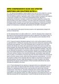 MPRE COMPREHENSIVE EXAM 2026 UPDATED QUESTIONS AND SOLUTIONS RATED