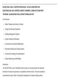 NCCER HVAC LEVEL 1-4 package  CERTIFICATION EXAM &ndash; ACTUAL EXAM PRACTICE QUESTIONS AND 100&percnt; VERIFIED CORRECT ANSWERS &vert; COMPLETE EXAM PREP TESTBANK &vert; GUARANTEED PASS &vert; INSTANT DOWNLOAD PDF
