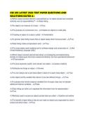 CSE 205 LATEST 2026 TEST PAPER QUESTIONS AND SOLUTIONS RATED