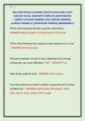 NAUI OPEN WATER ELEARNING CERTIFICATION EXAM LATEST  2026-2027 ACTUAL EXAM WITH COMPLETE QUESTIONS AND  CORRECT DETAILED ANSWERS &lpar;100&percnt; VERIFIED ANSWERS&rpar;  &vert;ALREADY GRADED A&plus;&vert; &vert;&vert;PROFESSOR VERIFIED&vert;&vert; &vert;&vert;BRANDNEW&excl;&excl;&excl;&vert;&vert; 