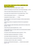 CSE 205 FINAL EXAM 2026 ACTUAL QUESTIONS AND SOLUTIONS RATED