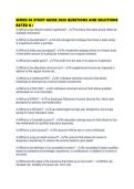 SERIES 66 STUDY GUIDE 2026 QUESTIONS AND SOLUTIONS RATED