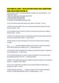 XACTIMATE LEVEL 1 EVALUATION EXAM 2026 QUESTIONS AND SOLUTIONS RATED
