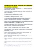 XACTIMATE LEVEL 1 STUDY GUIDE 2026 EXAM QUESTIONS AND SOLUTIONS RATED