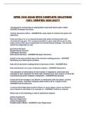 OPRE 3330 EXAM WITH COMPLETE SOLUTIONS 100&percnt; VERIFIED 2026-2027&excl;&excl;