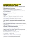 ARIZONA ADJUSTER STUDY GUIDE 2026 EXAM QUESTIONS AND SOLUTIONS RATED