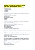 ARIZONA ADJUSTER LATEST 2026 TEST PAPER QUESTIONS AND SOLUTIONS RATED