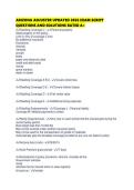 ARIZONA ADJUSTER UPDATED 2026 EXAM SCRIPT QUESTIONS AND SOLUTIONS RATED