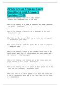 AFAA latest 2026 &vert; 2027 package deal Questions and Answers All Verified