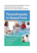 Test bank for Pharmacotherapeutics for Advanced Practice&colon; A Practical Approach Fifth&comma; North American Edition all chapters fully covered with test questions and answers guide A&plus;