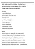 NCCER PLUMBING LEVEL 4 CERTIFICATION EXAM &ndash; ACTUAL EXAM PRACTICE  QUESTIONS AND 100&percnt; VERIFIED CORRECT ANSWERS &vert; COMPLETE EXAM PREP  TESTBANK &vert; GUARANTEED PASS &vert; INSTANT DOWNLOAD PDF