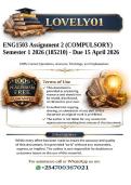ENG1503 Assignment 2 Semester 1&comma; University Module ENG1503&comma; 2026 &ndash; Academic essay on multilingualism and structural linguistic analysis