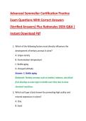 Advanced Sommelier Certification Practice  Exam Questions With Correct Answers  &lpar;Verified Answers&rpar; Plus Rationales 2026 Q&A &vert;  Instant Download Pdf 