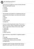 NSG 3500 Maternal Exam 1 Study Guide &vert; Practice Questions & Review