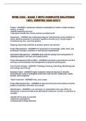 OPRE 6362 - EXAM 1 WITH COMPLETE SOLUTIONS 100&percnt; VERIFIED 2026-2027&excl;&excl;