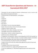 ASPT Exam Review &ndash; 2026&sol;2027 &vert; Questions and answers &lpar;A&plus; guaranteed&rpar;
