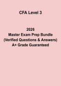 CFA Level 3 PDF &vert; Chartered Financial Analyst Exam Prep & Study Guide