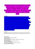 Introduction to Pharmacology for Nursing Students Test Study Guide 2025&sol;2026 Accurate Questions and Correct Detailed Answers with Rationales &vert; 100&percnt; Guaranteed Pass Newest Version