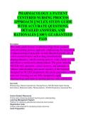 Pharmacology A Patient-Centered Nursing Process Approach Test Study Guide 2025&sol;2026 Accurate Questions and Correct Detailed Answers with Rationales &vert; 100&percnt; Guaranteed Pass Newest Version